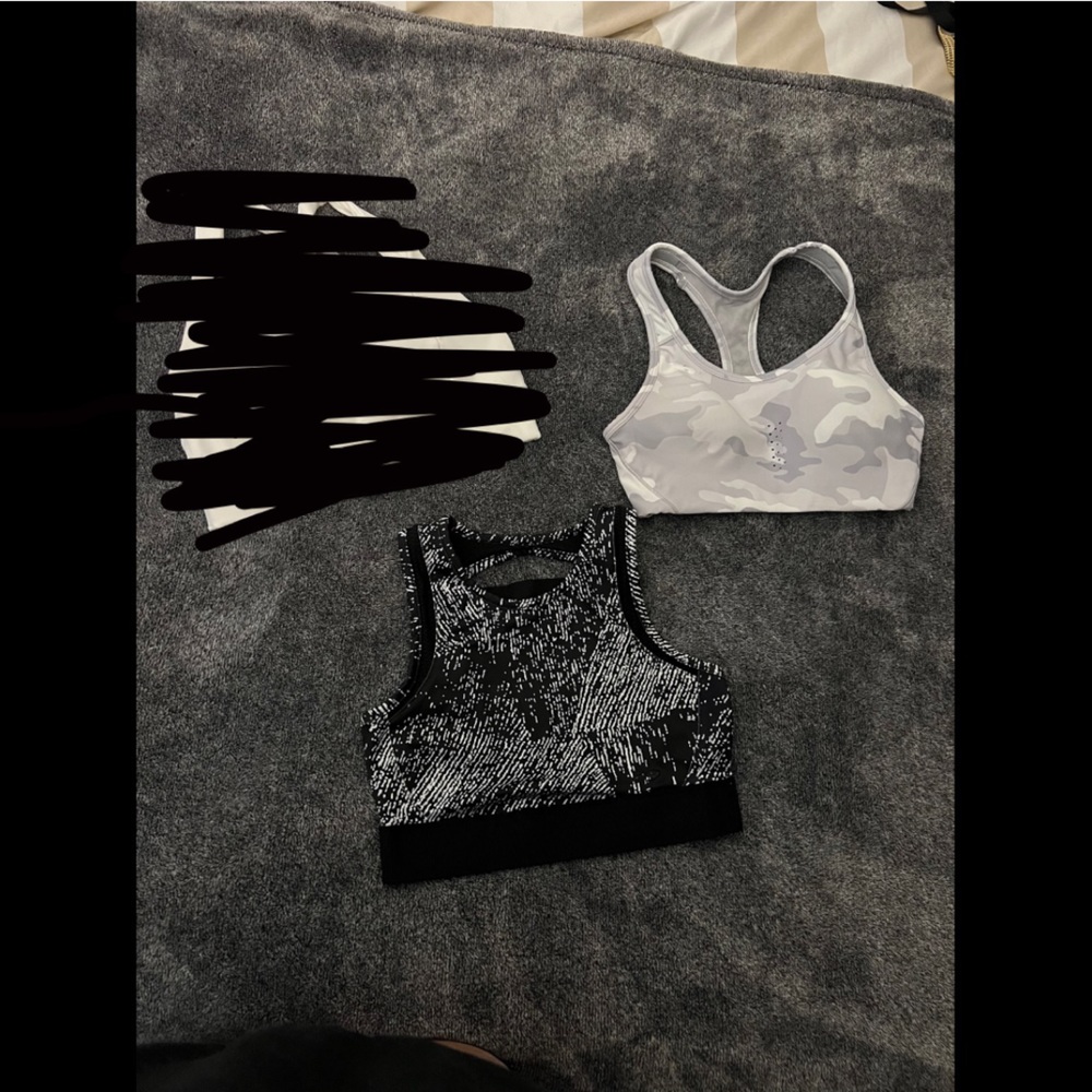 Women’s sports bras both size xsmall